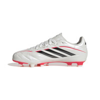 adidas Copa Pure IV Club Gras / Kunstgras Voetbalschoenen (MG) Kids Wit Zwart Rood