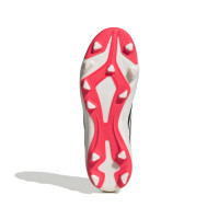 adidas Copa Pure IV Club Gras / Kunstgras Voetbalschoenen (MG) Kids Wit Zwart Rood