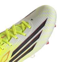 adidas F50 League IJzeren-Nop Voetbalschoenen (SG) Neongeel Zwart Rood