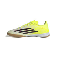 adidas F50 League Indoor Football Boots (IN) Kids Neon Yellow Black Red