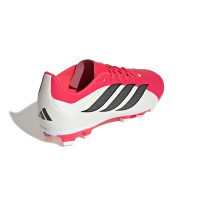 adidas Predator Club Gras / Kunstgras Voetbalschoenen (MG) Kids Rood Wit Zwart
