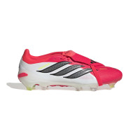 adidas Predator Pro FT Gras Voetbalschoenen (FG) Rood Wit Zwart
