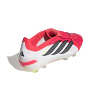 adidas Predator Pro FT Gras Voetbalschoenen (FG) Rood Wit Zwart