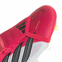 adidas Predator Pro FT Gras Voetbalschoenen (FG) Rood Wit Zwart
