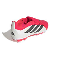 adidas Predator Club FT Gras / Kunstgras Voetbalschoenen (MG) Kids Rood Wit Zwart