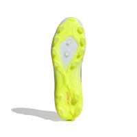 adidas F50 Pro Gras / Kunstgras Voetbalschoenen (MG) Neongeel Zwart Rood