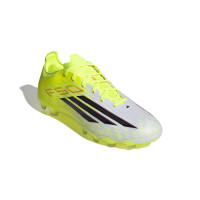 adidas F50 Pro Gras / Kunstgras Voetbalschoenen (MG) Neongeel Zwart Rood