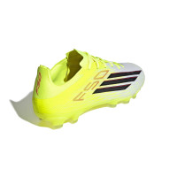 adidas F50 Pro Gras / Kunstgras Voetbalschoenen (MG) Neongeel Zwart Rood