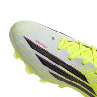 adidas F50 Pro Gras / Kunstgras Voetbalschoenen (MG) Neongeel Zwart Rood