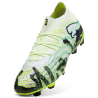 PUMA Future 9 Ultimate Creativity Gras Voetbalschoenen (FG) Groen Zwart Wit