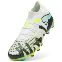 PUMA Future 9 Match Creativity Gras / Kunstgras Voetbalschoenen (MG) Wit Groen Zwart