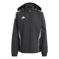 adidas Tiro 25 Competition Allweather Jacket Dames Zwart Grijs