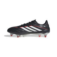 adidas Copa Pure IV Elite IJzeren-Nop Voetbalschoenen (SG) Zwart Wit Rood