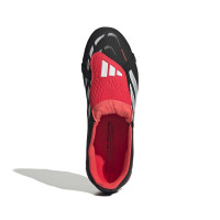 adidas Predator Elite FT Gras Football Boots (FG) Kids Black White Red