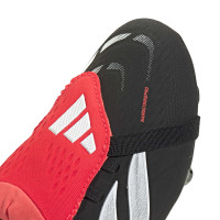 adidas Predator Elite FT Gras Football Boots (FG) Kids Black White Red