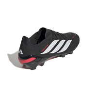 adidas Predator League Gras Voetbalschoenen (FG) Zwart Wit Rood