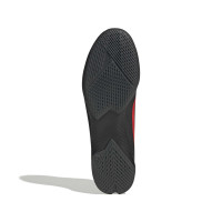 adidas F50 League Zaalvoetbalschoenen (IN) Zwart Rood Donkergrijs