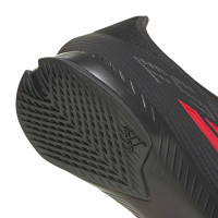 adidas F50 League Zaalvoetbalschoenen (IN) Zwart Rood Donkergrijs