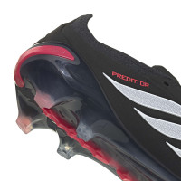 adidas Predator Elite Gras Voetbalschoenen (FG) Zwart Wit Rood