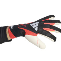 adidas Predator Pro Hybrid Keepershandschoenen Zwart Wit Rood