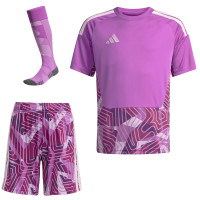 adidas Tiro 26 Competition Short Sleeve Goalkeeper Kit Kids Pink