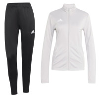 adidas Entrada 26 Trainingspak Full-Zip Dames Grijs Zwart