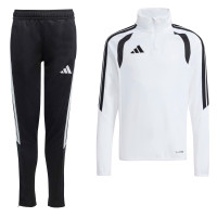 adidas Tiro 26 League Trainingspak 1/4-Zip Kids Wit Zwart
