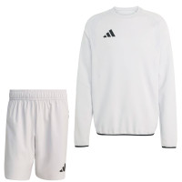 adidas Tiro Travel Jogging Suit Shorts Grey Black