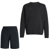 adidas Tiro Travel Joggingpak Korte Broek Kids Zwart