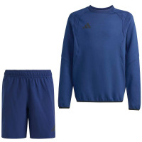 adidas Tiro Travel Joggingpak Korte Broek Kids Donkerblauw Zwart