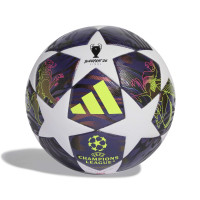 adidas UEFA Champions League League J350 Final Ballon de Foot Taille 5 2025-2026 Mauve Blanc Jaune