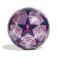 adidas UEFA Champions League Training Foil Final Football Size 5 2025-2026 Silver Purple Pink