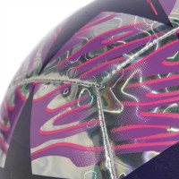 adidas UEFA Champions League Training Foil Final Football Size 5 2025-2026 Silver Purple Pink