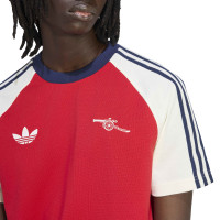 adidas Arsenal Originals T-Shirt Rood Wit Donkerblauw