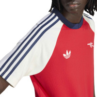 adidas Arsenal Originals T-Shirt Rood Wit Donkerblauw