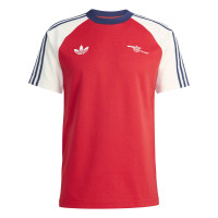 adidas Arsenal Originals T-Shirt Rood Wit Donkerblauw