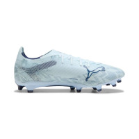 PUMA Ultra 6 Match Grass/Artificial Grass Football Boots (MG) Light Blue Blue White