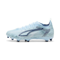 PUMA Ultra 6 Pro Grass/Artificial Grass Football Boots (MG) Kids Light Blue Blue White