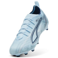 PUMA Ultra 6 Pro Grass/Artificial Grass Football Boots (MG) Kids Light Blue Blue White