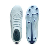 PUMA Ultra 6 Match Gras / Kunstgras Voetbalschoenen (MG) Kids Lichtblauw Blauw Wit