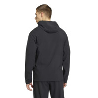 adidas Real Madrid Tiro Travel Trainingsjack Zwart