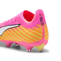 PUMA Ultra 6 Match Gras / Kunstgras Voetbalschoenen (MG) Felroze Blauw Geel
