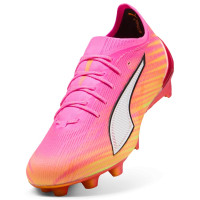 PUMA Ultra 6 Ultimate Gras Voetbalschoenen (FG) Felroze Blauw Geel