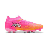 PUMA Future 9 Match Grass/Artificial Grass Football Boots (MG) Hot Pink Blue Yellow