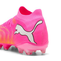 PUMA Future 9 Match Grass/Artificial Grass Football Boots (MG) Hot Pink Blue Yellow