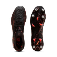 PUMA Future 9 Ultimate IJzeren-Nop Voetbalschoenen (SG) Zwart Rood