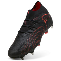 PUMA Future 9 Ultimate IJzeren-Nop Voetbalschoenen (SG) Zwart Rood