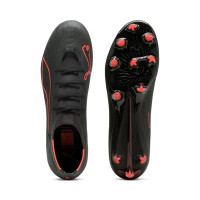 PUMA Ultra 6 Pro Gras / Kunstgras Voetbalschoenen (MG) Zwart Rood