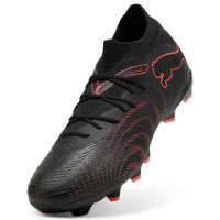PUMA Future 9 Match Grass/Artificial Grass Football Boots (MG) Black Red
