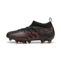 PUMA Future 9 Match Grass/Artificial Grass Football Boots (MG) Kids Black Red